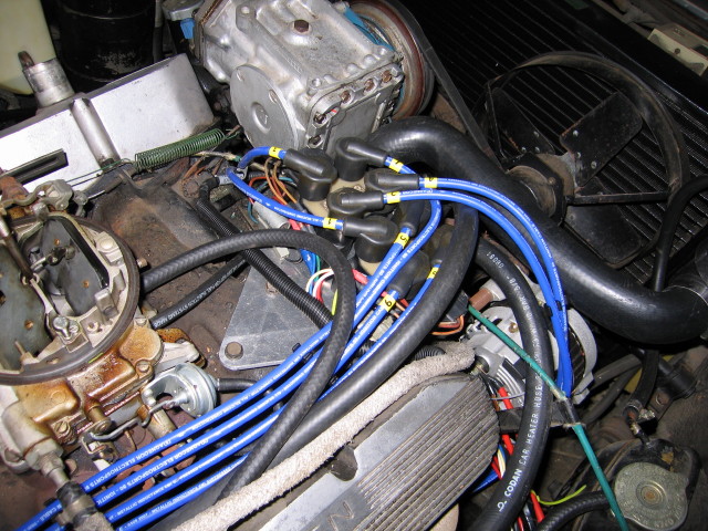 The coil pack mount is made from 6mm Aluminium and bolts to the original coil mounts on the inlet manifold.  A cheap 2nd hand distributor was cut down to fit under the coil packs and is required to retain the oil pump drive shaft in position.