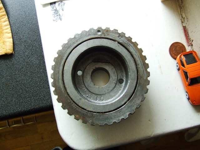 Machined 'A series' crank pulley