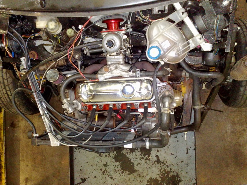 engine from above