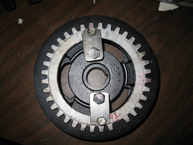pic of my trigger wheel and caveman-like attachment!